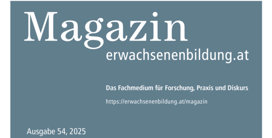 Cover der 54. Ausgabe für Erwachsenenbildung