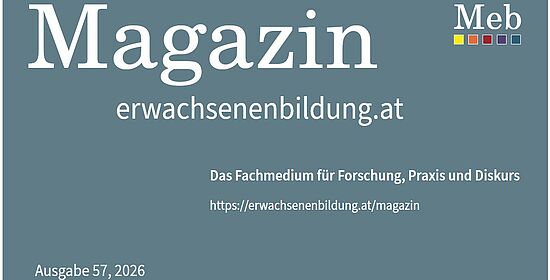 Cover der 57. Ausgabe für Erwachsenenbildung