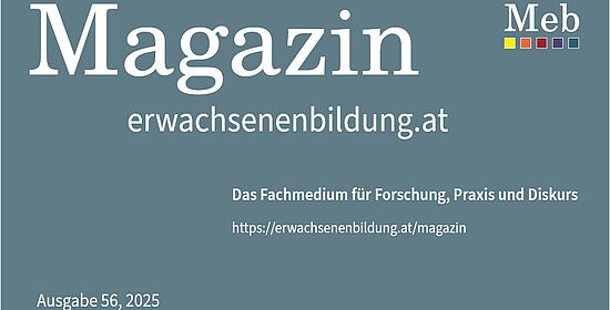 Cover der 56. Ausgabe für Erwachsenenbildung