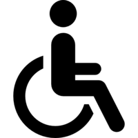 Symbol Rollstuhl