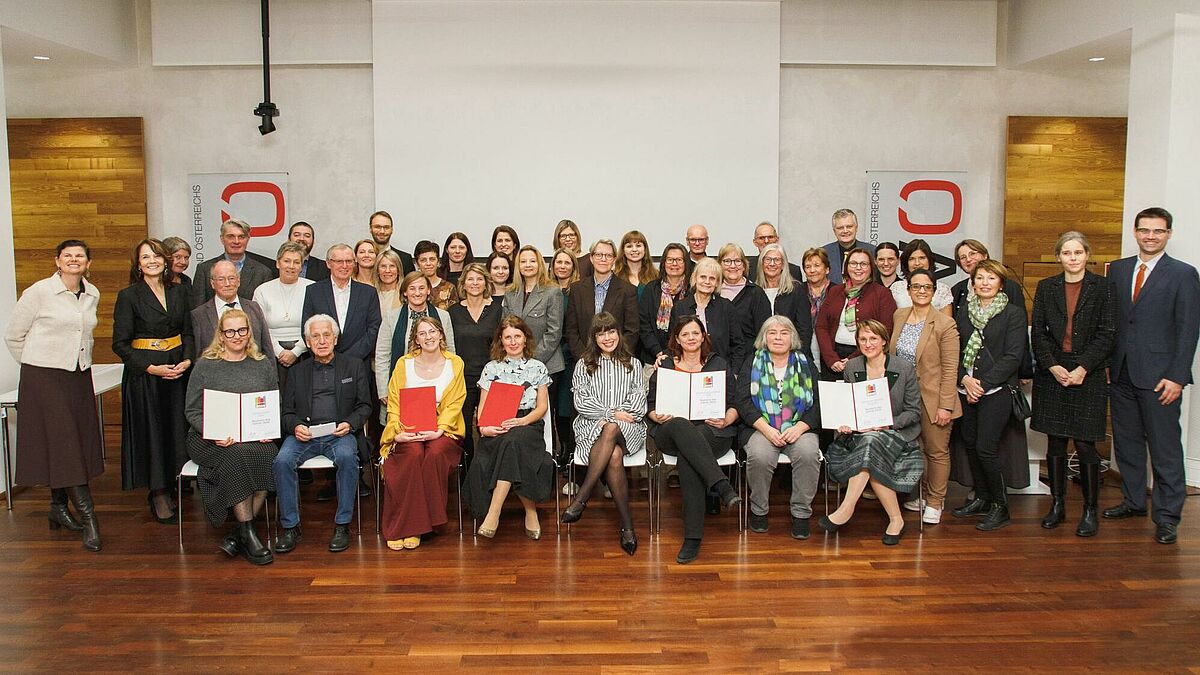 Gruppenfoto von der Preisverleihung 