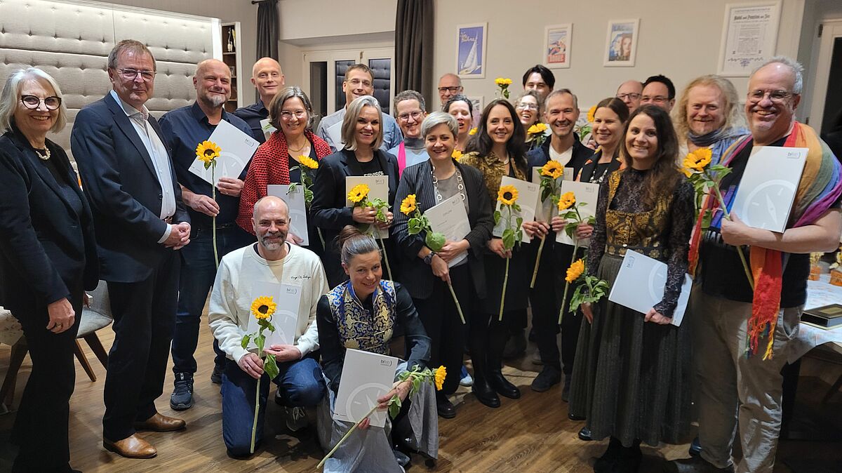 Gruppenfoto der Teilnehmenden vom 12. Supervisionslehrgang
