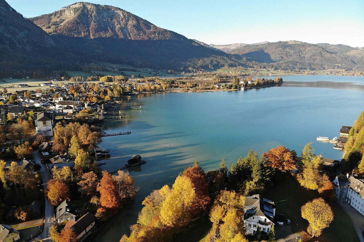 ©bifeb Luftaufnahme bifeb mit Wolfgangsee