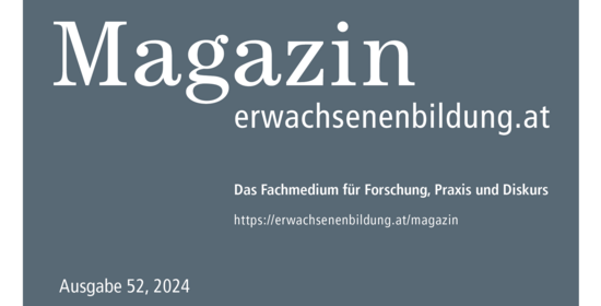 Cover der 52. Ausgabe für Erwachsenenbildung
