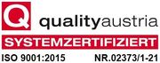 Logo von Zertifikat ISO 9001:2015